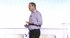 Dr. Chris Parker presenting research at Women of Color and Their Allies Event