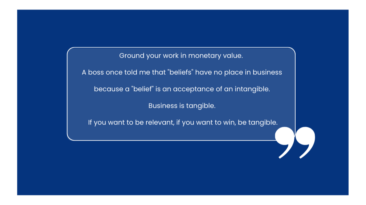 business is tangible